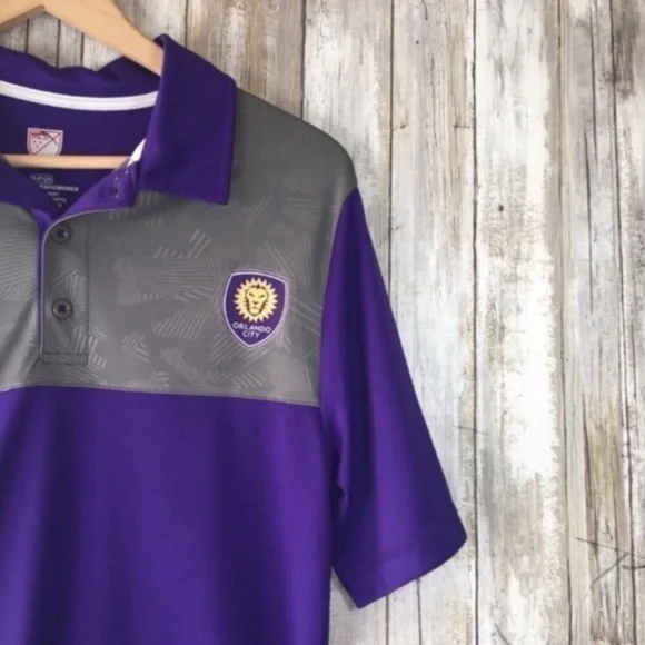 Men’s MLS Orlando City Purple Polo - Picture 2 of 4